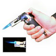 CoZroom Micro Culinary Torch for Food Cooking and Kitchen Use-Refillable&ndash; Micro Lighter and Adjustable Flame to... N4