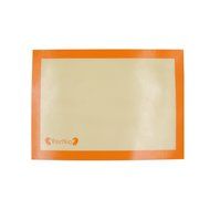 Silicone Baking Mat Set (2) Sheets - Non Stick Cookie Sheets Professional Grade (Orange) - DarNio N4