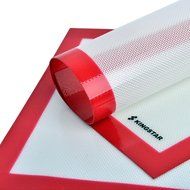 Kingstar Non Stick Silicone Baking Mat Set of 2 Half Sheet Pan Size, Heat Resistant Liners for Toaster Oven, Pizza... N6