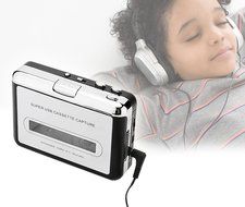 Retro Cassette to MP3 Converter, AONOKOY USB Cassette Recorder Tape-to-MP3 Music Player N2