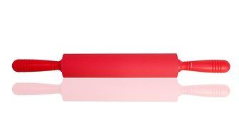 Silicone Rolling Pin - Red - Non Stick - Siliroller N4