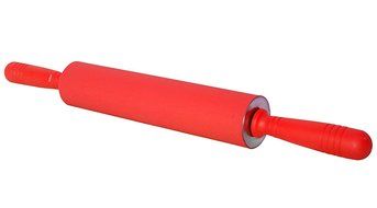 Silicone Rolling Pin - Red - Non Stick - Siliroller N5