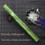 Lucky Gourd Marble Dough Roller Chinese Jade Stone Rolling Pins N5