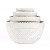 4 Piece Hobnail Mixing Bowl Set