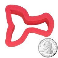 CookieCutterCom Miniature Mermaid Tail Cookie Cutter 2 in