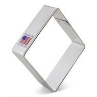 Ann Clark Diamond Cookie Cutter - 3.75 Inches - US Tin Plated Steel