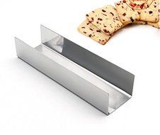 Astra Gourmet Stainless Steel Cranberry Cookies Mould U Shape Biscuit Bread Mold (9.5"x1.5"x1.5") N5