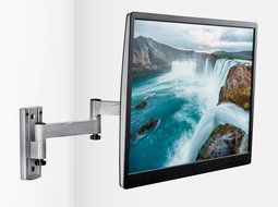 Mount-It! RV TV Mount, Lockable Full Motion TV Wall Mount Designed Specifically for RV or Mobile Home Use Single... N2