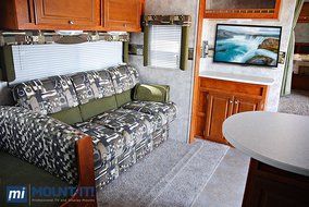 Mount-It! RV TV Mount, Lockable Full Motion TV Wall Mount Designed Specifically for RV or Mobile Home Use Single... N4