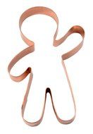 2016 Gingerbread Boy of the Year Copper Christmas Cookie Cutter by The Fussy Pup