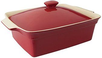 BergHOFF Geminis Rectangular Covered Baking Dish, Red