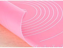15.7''*19.7''(40cm*50cm) Large Massive Dough Pastry Fondant Non-stick Silicone Work Rolling Baking Mat Pastry... N4