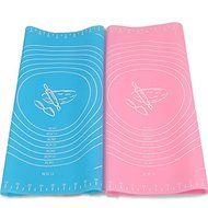 15.7''*19.7''(40cm*50cm) Large Massive Dough Pastry Fondant Non-stick Silicone Work Rolling Baking Mat Pastry... N10