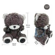 11.8 Inches Multifunctional Teddy Bear Plush Toy Bluetooth Wireless Micro SD Memory Card Stereo Speaker w/ FM... N16