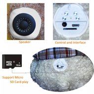 11.8 Inches Multifunctional Teddy Bear Plush Toy Bluetooth Wireless Micro SD Memory Card Stereo Speaker w/ FM... N23