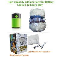 11.8 Inches Multifunctional Teddy Bear Plush Toy Bluetooth Wireless Micro SD Memory Card Stereo Speaker w/ FM... N29
