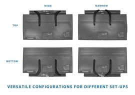 Mount-It! MI-SB39 Soundbar Bracket Universal Sound Bar TV Mount For Mounting Above or Under TV, Fits Sonos, Samsung... N6
