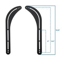 Mount-It! MI-SB39 Soundbar Bracket Universal Sound Bar TV Mount For Mounting Above or Under TV, Fits Sonos, Samsung... N7