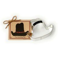 Cowboy Hat Cookie and Fondant Cutter - Ann Clark - 4.8 Inches - US Tin Plated Steel