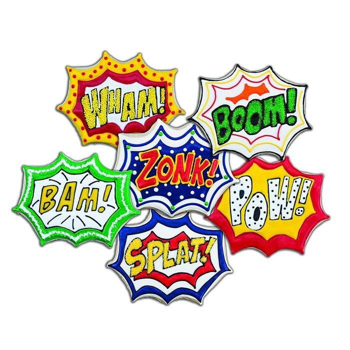 Tovolo Comic Burst Cookie Cutters N2