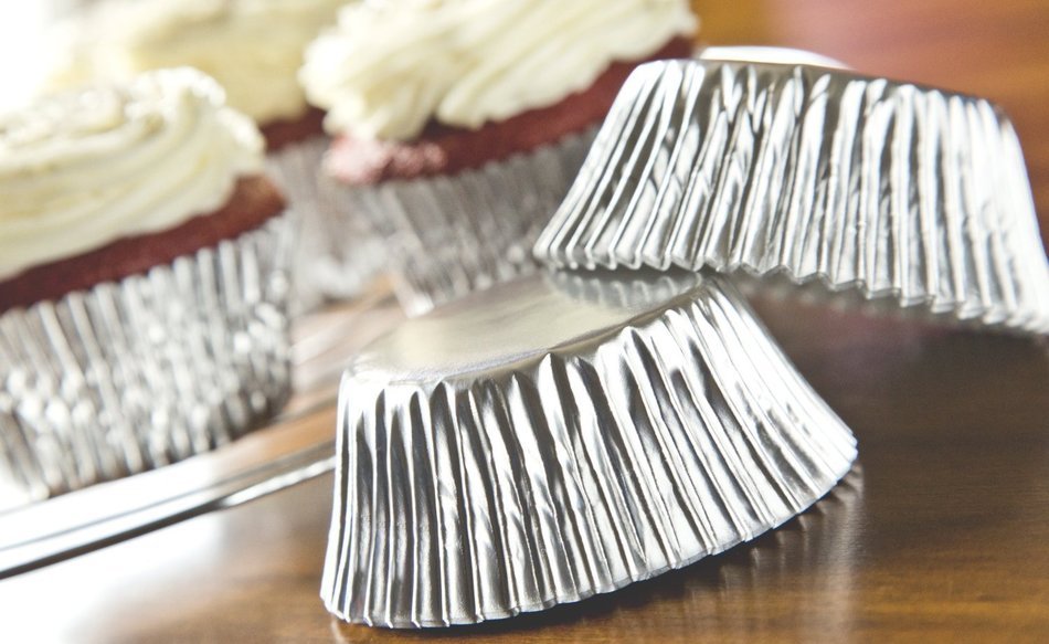 Fox Run Silver Foil Standard Bake Cups, 32 Cups N2