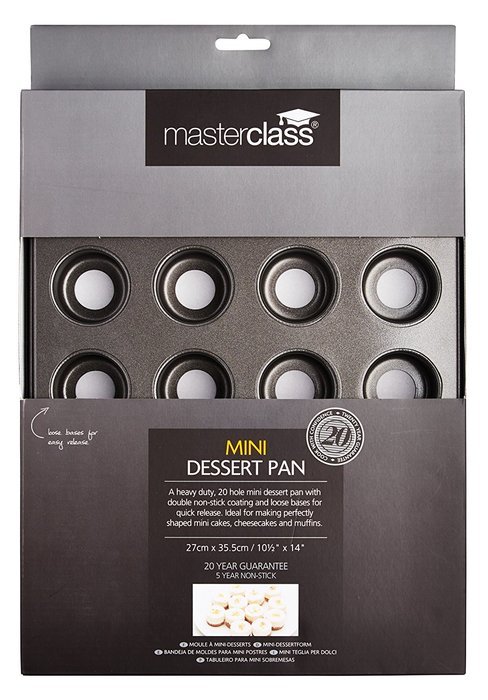 35x 27cm Mini Master Class Non-stick Twelve Hole Mini Bites Tin N2