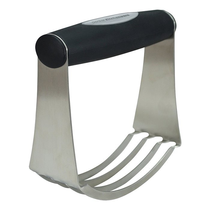 Decker Kitchenware Kitchen Professional Ergonomic Baking Dough Blender - Stainless Steel Pastry Cutter - Round...