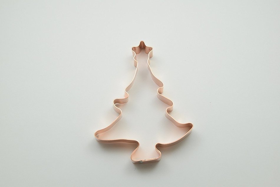 Small Christmas Tree with Star Cookie Cutter N2