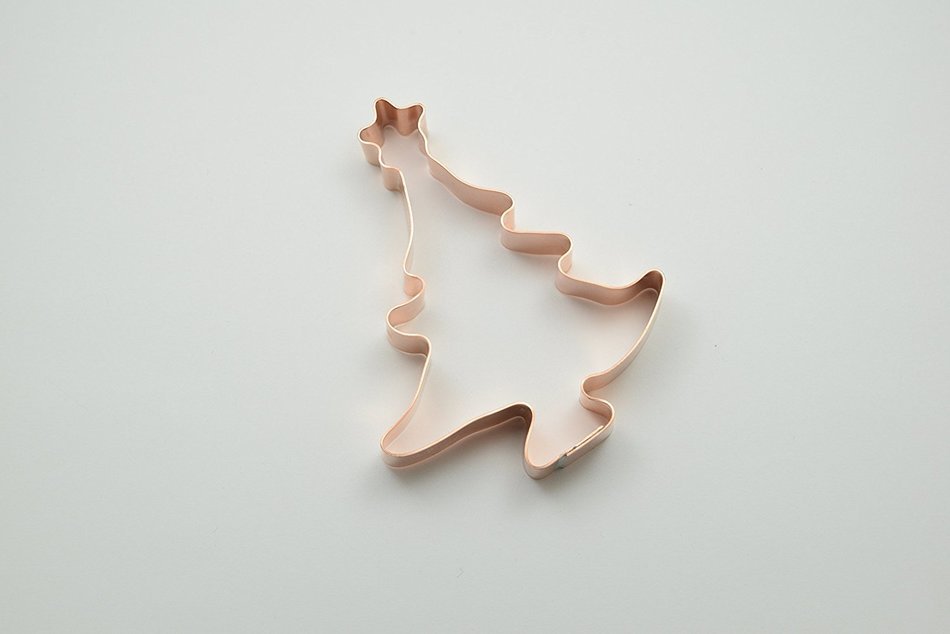 Small Christmas Tree with Star Cookie Cutter N3