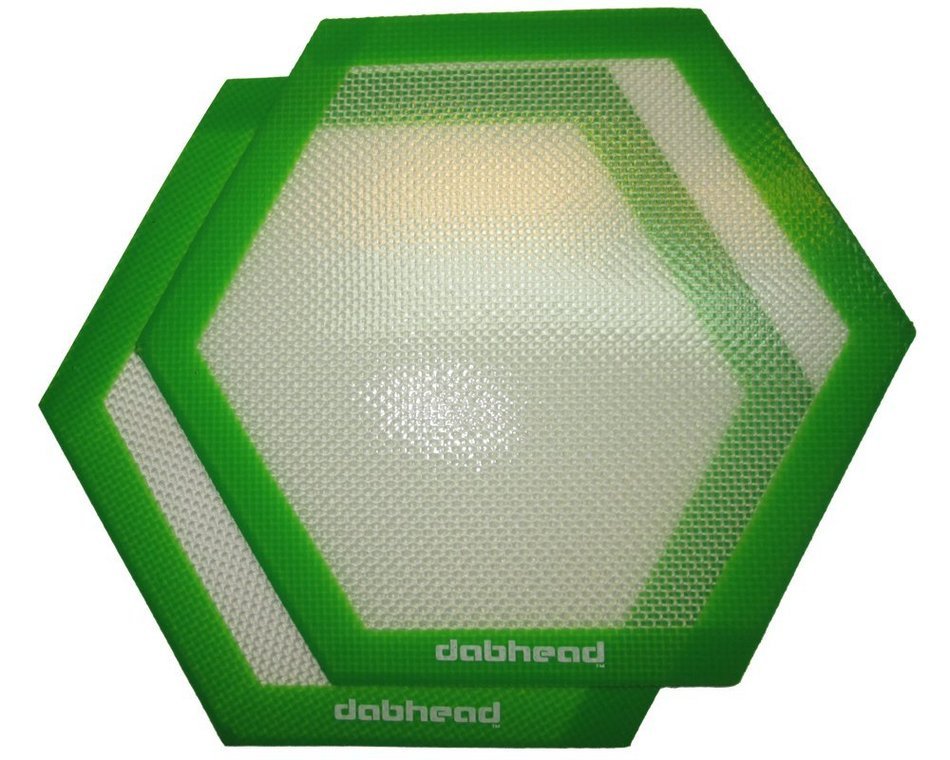 1 Green 8" Silicone Hexagon Non Stick Mat N3