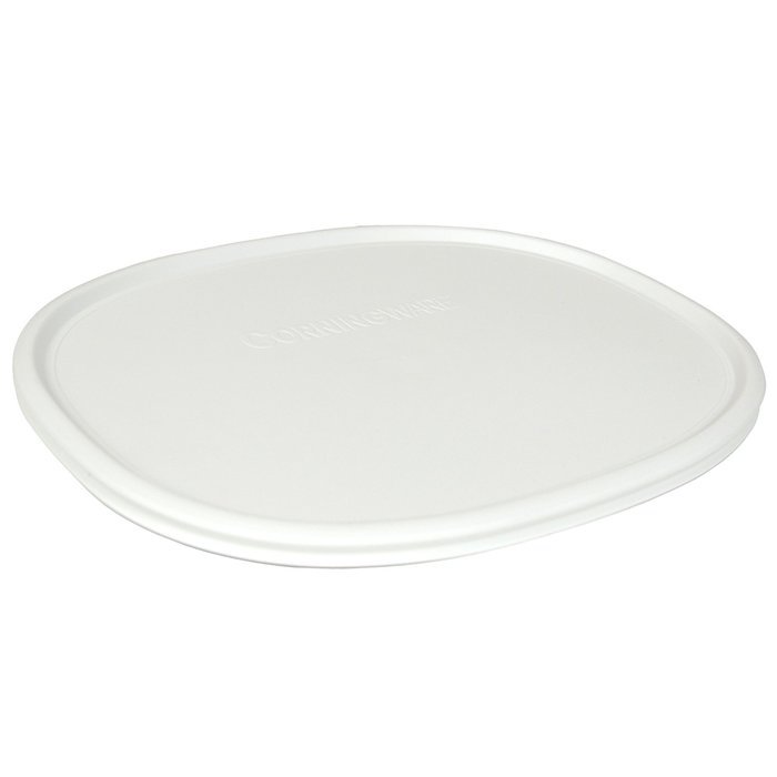 Corningware F-2-PC Oval French White 2.5-qt or 1.5-qt Lid (2 Pack) N3