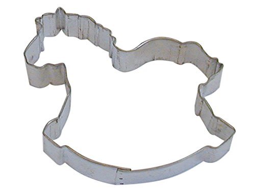 R&M Rocking Horse 4" Cookie Cutter in Durable, Economical, Tinplated Steel