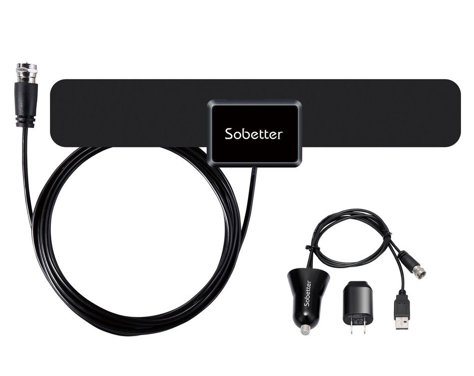 Sobetter LYSB01F7327EG-ELECTRNCS 50 Mile Range Amplifier Digital HDTV Antenna Indoor - 9.8-Feet (117.6 in)