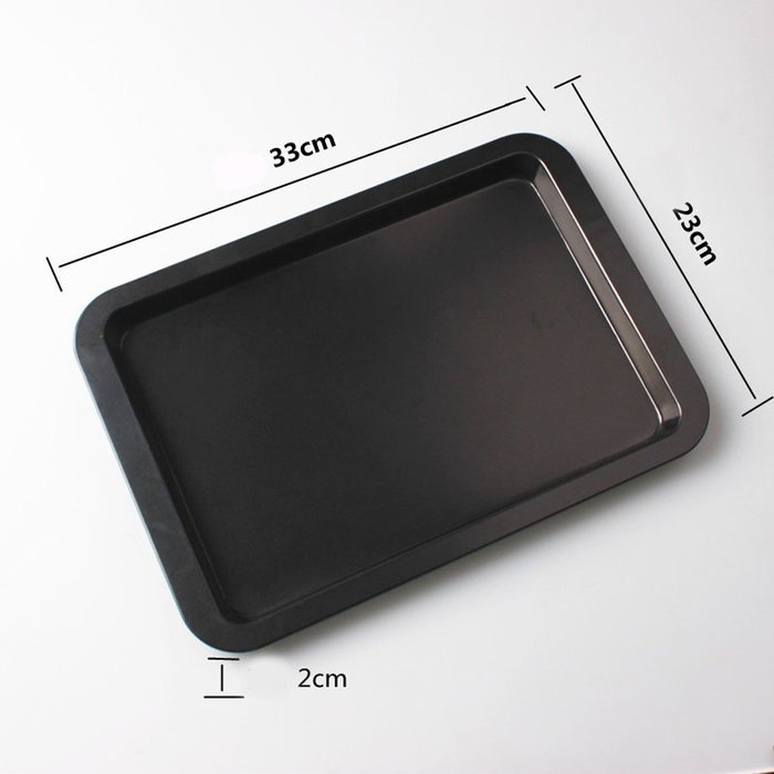 Lautechco 13 Inch Large Rectangular Baking Pan ,Oven Chassis Cookie Baking Dish (Gold) N12