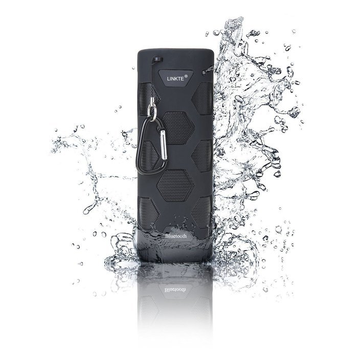 Linkte NFC Wireless Bluetooth Portable Speaker with Built-in High Capacity Power Bank and Built-in MIC Bluetooth... N7