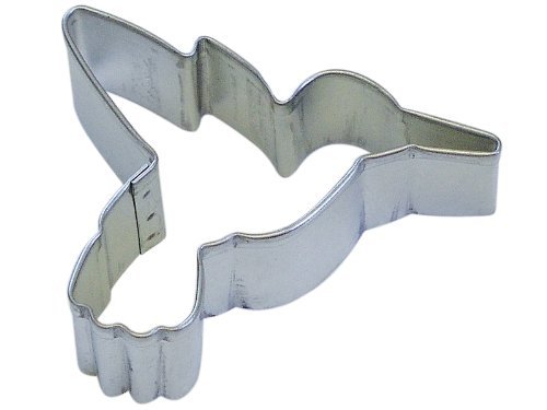 R&M Hummingbird 3" Cookie Cutter in Durable, Economical, Tinplated Steel