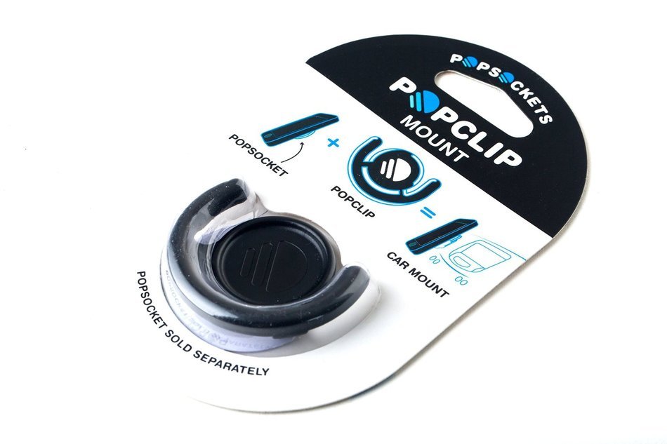 PopSockets: PopClip Mount for all PopSocket Stands and Grips (Black) N3
