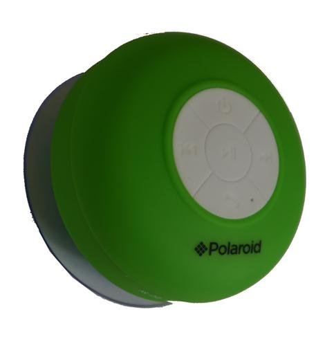 Polaroid PBT620-GN Bluetooth Shower Speaker GREEN, 1-Pack