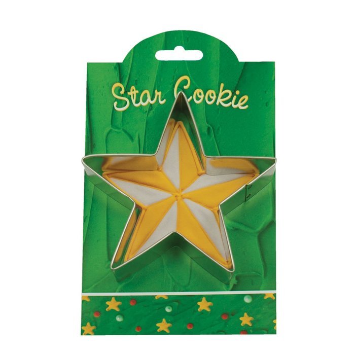 Star Cookie and Fondant Cutter - Ann Clark - 4.4 Inches - US Tin Plated Steel