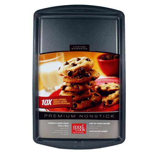 Good Cook Premium Nonstick 15" x 10" Medium Cookie Sheet