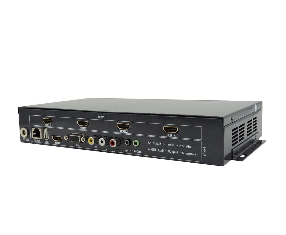 LINK-MI&reg; TV04 4 Channel HDMI VGA AV Video Processor 2x2 Video Wall Controller N3