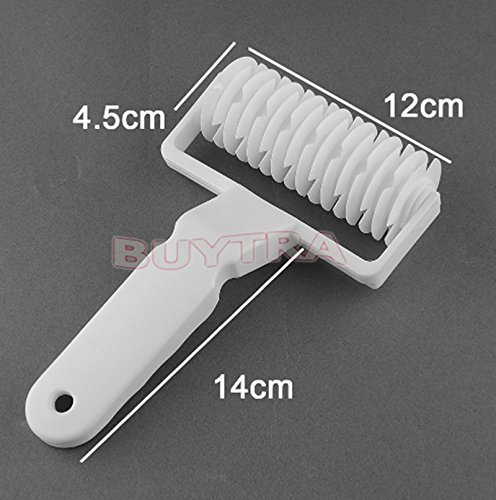 ensunpal store Cookie Pie Pastry Lattice Roller Cutter Plastic Kitchen Bakery Tool