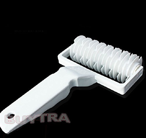 ensunpal store Cookie Pie Pastry Lattice Roller Cutter Plastic Kitchen Bakery Tool N3