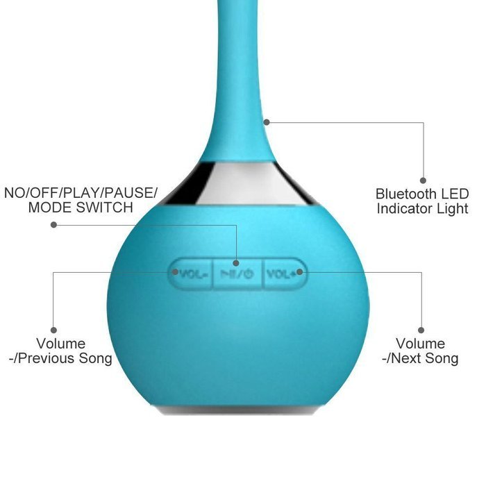 BOOMER VIVI Waterproof Wireless Bluetooth Speaker B57 For Portable Outdoor or Shower with Dustproof ShockProof... N3