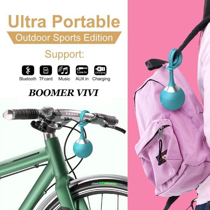 BOOMER VIVI Waterproof Wireless Bluetooth Speaker B57 For Portable Outdoor or Shower with Dustproof ShockProof... N6