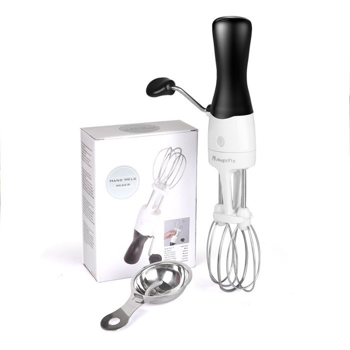 Magicfly Hand Held 12-inch Egg Beater with Egg Separator N8