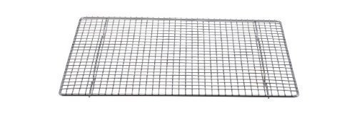 Professional Cross Wire Cooling Rack Half Sheet Pan Grate - 16-1/2" x 12" Drip Screen