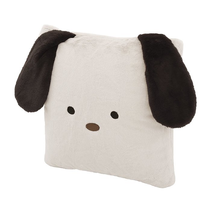 Best Home Fashion Rabbit Faux Fur Animal Pillow Cover (Set of 2), 18" x 18", Pink N23