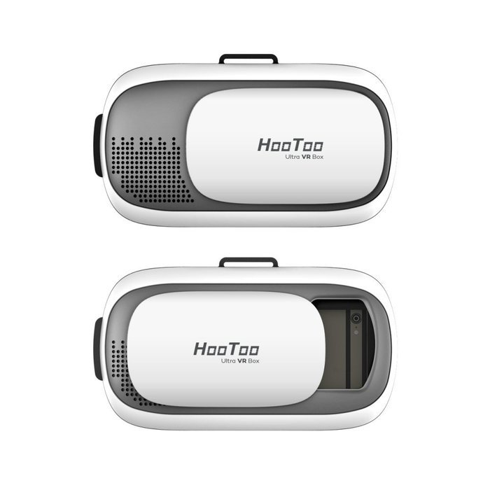 HooToo 3D VR Headset Virtual Reality Glasses (Focal and Pupil Distance Adjustable Headset for iPhone Samsung Moto... N4