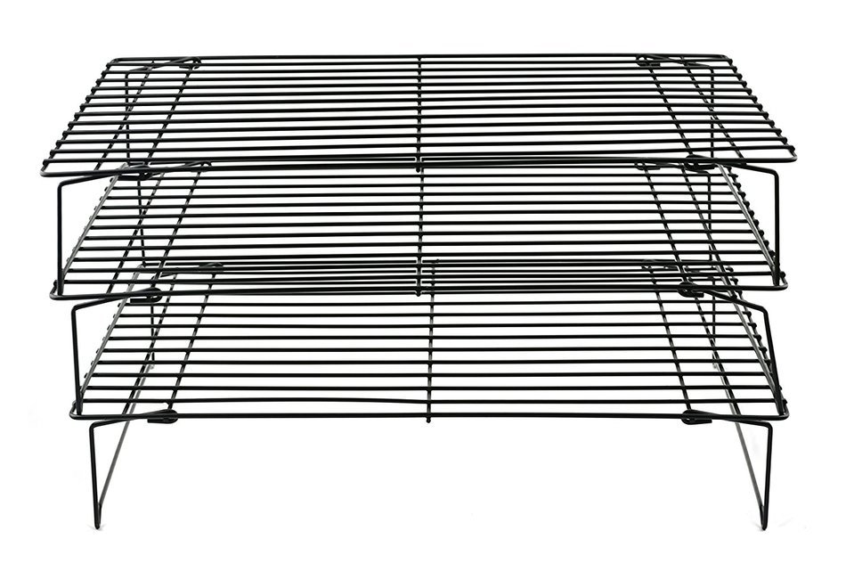 Excelity 3-Tier Nonstick Cooling Rack, Stackable & Easy to Storage